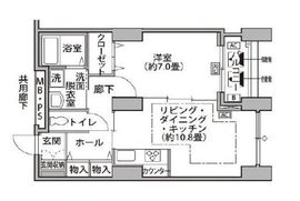 東雲キャナルコートCODAN 14-607 間取り図