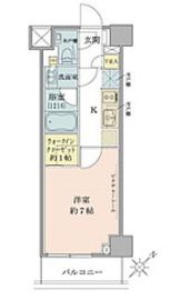 ザ・パークワンズ目黒不動前 5階 間取り図