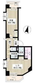 エスタシオン西新宿 804 間取り図