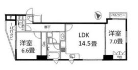 センチュリー赤坂 7階 間取り図