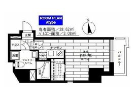 アジールコフレ中目黒 5階 間取り図