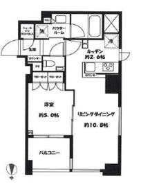 シティタワー白金 11階 間取り図