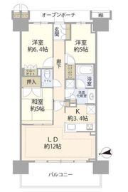 プラウドシティ池袋本町 2階 間取り図