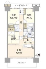 プラウドシティ池袋本町 2階 間取り図