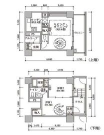 東雲キャナルコートCODAN 19-106 間取り図