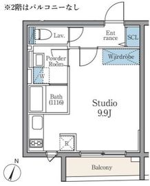 PARK駒沢大学 (パーク駒沢大学) 303 間取り図