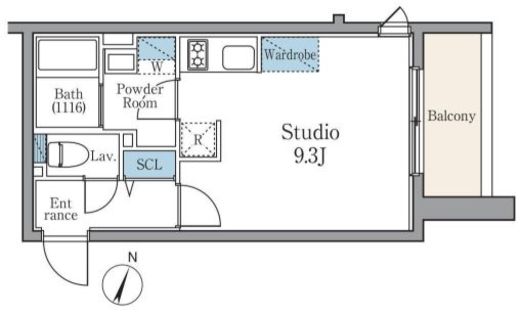 PARK駒沢大学 (パーク駒沢大学) 205 間取り図