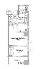 コンフォリア東池袋ウエスト 605 間取り図