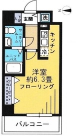 ステージファースト南麻布 11階 間取り図