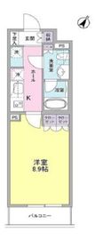 ヴィセオ幡ヶ谷 203 間取り図