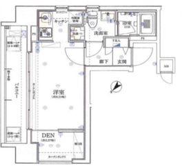 デュアレス麹町オニキス 7階 間取り図