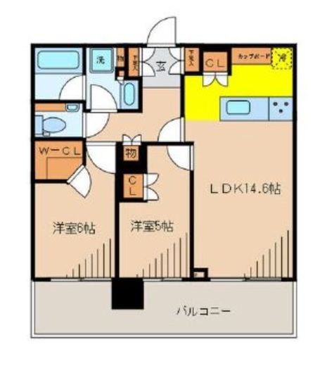 パークシティ武蔵小山ザタワー 35階 間取り図