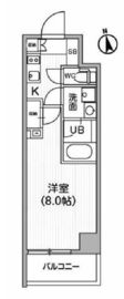 レクシード神楽坂 304 間取り図