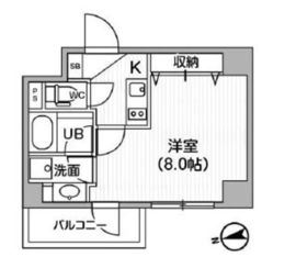 レクシード神楽坂 605 間取り図