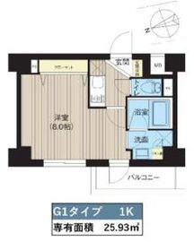 レクシード神楽坂 606 間取り図