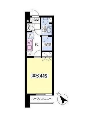 クインテット恵比寿 706 間取り図