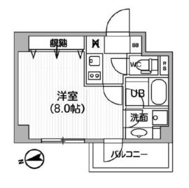 レクシード神楽坂 309 間取り図