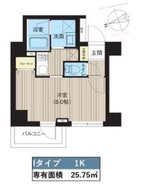 レクシード神楽坂 103 間取り図