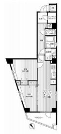 コスモリード新宿余丁町 408 間取り図