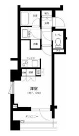 ブランズ六本木 5階 間取り図