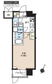 TATSUMIスカイガーデンテラス 103 間取り図