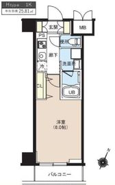 TATSUMIスカイガーデンテラス 202 間取り図