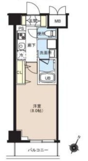 TATSUMIスカイガーデンテラス 205 間取り図