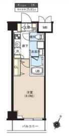 TATSUMIスカイガーデンテラス 208 間取り図