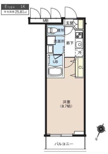 TATSUMIスカイガーデンテラス 314 間取り図