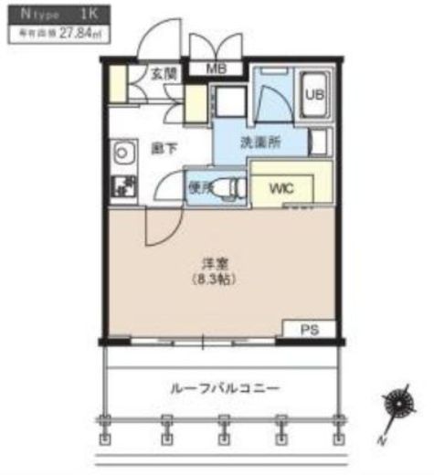 TATSUMIスカイガーデンテラス 415 間取り図