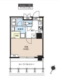 TATSUMIスカイガーデンテラス 416 間取り図