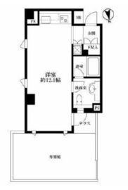 コアロード六本木フロンテ 1階 間取り図