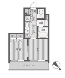 パークフラッツ渋谷代官山 703 間取り図