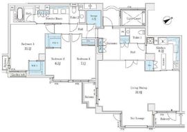 南青山豊田パーク･マンション 3階 間取り図