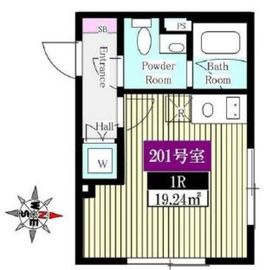 MDM武蔵小山 201 間取り図