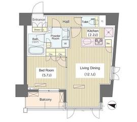 アイスイート東中野 904 間取り図