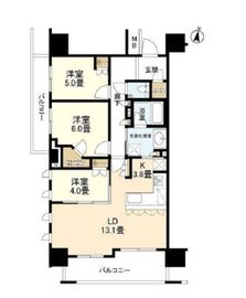 アトラス品川中延 4階 間取り図