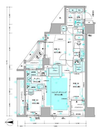 ディームス方南町 501 間取り図