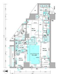 ディームス方南町 801 間取り図