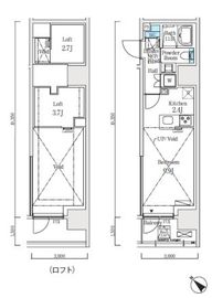 クロスレジデンス大崎 403 間取り図