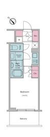 クロスレジデンス大崎 602 間取り図