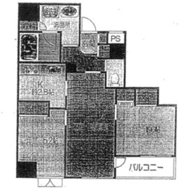 グランシティ日本橋ラフィーネ 12階 間取り図