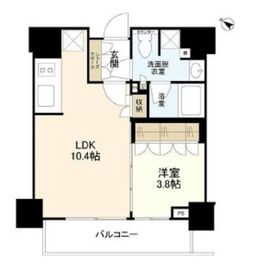 インプレストコア代官山 3階 間取り図