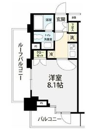 クレヴィア小石川後楽園 7階 間取り図