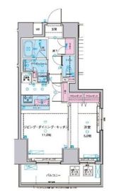 ジェノヴィア浅草2スカイガーデン 4階 間取り図