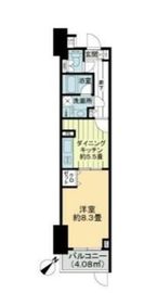 ライオンズマンション乃木坂 1階 間取り図