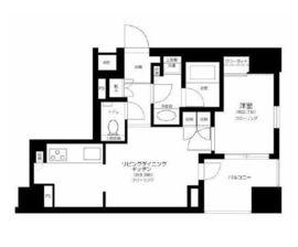 リビオ中野坂上パークフロント 7階 間取り図