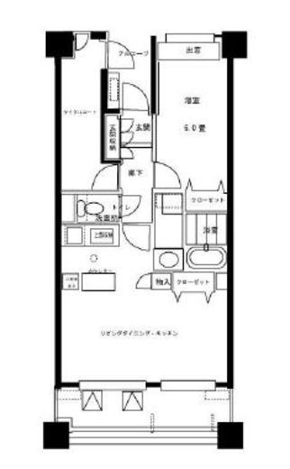 ルモンド恵比寿 4階 間取り図