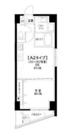 メゾン鳥越 202 間取り図