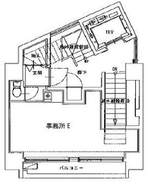 デコズキャッスル赤坂 201 間取り図